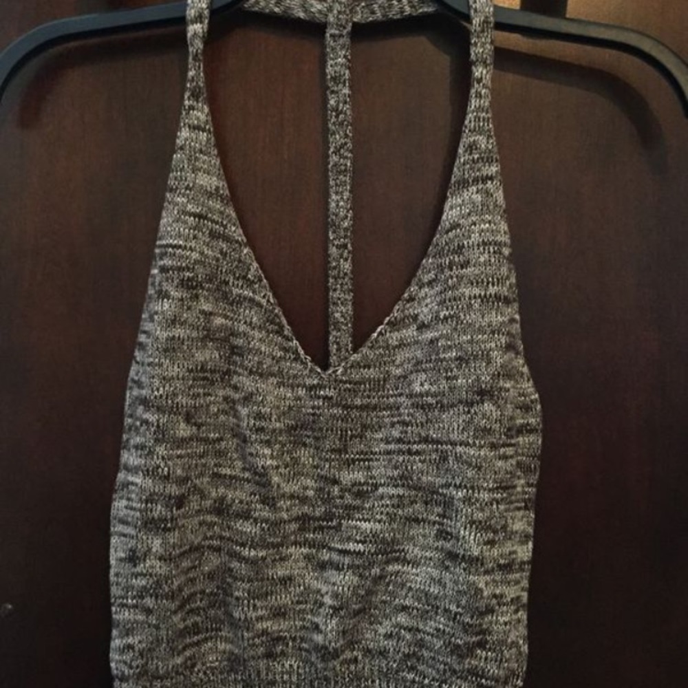 Sexy grey blouse size L
